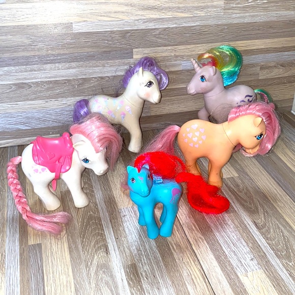 My Little Pony Toys My Little Pony Original Real Vintage 8s Ponies